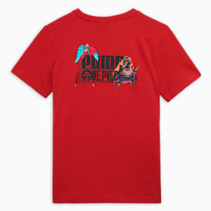 PUMA x ONE PIECE Youth Graphic T-shirt, Club Red, extralarge-IND