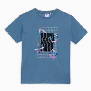 PUMA x PLAYSTATION Youth T-shirt, Zen Blue, extralarge-IND