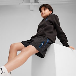PUMA x PLAYSTATION® Big Kids' Shorts II, PUMA Black, extralarge