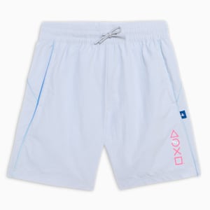 PUMA x PLAYSTATION Youth Shorts, Silver Mist, extralarge-IND