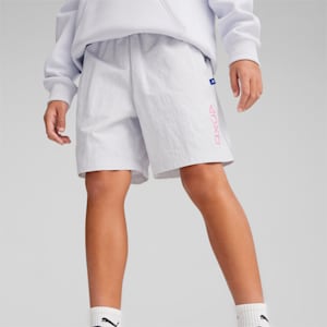 PUMA x PLAYSTATION® Big Kids' Shorts II, Silver Mist, extralarge