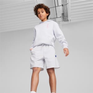 PUMA x PLAYSTATION® Big Kids' Shorts II, Silver Mist, extralarge