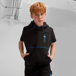 PUMA x PLAYSTATION® Big Kids' Sleeveless Hoodie, PUMA Black, extralarge