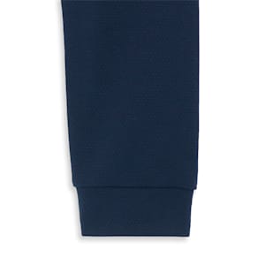 メンズ ゴルフ ストレッチ スローガン ロゴ クルー スウェット, Deep Navy, extralarge-JPN