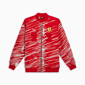 Chaqueta de carrera SCUDERIA FERRARI x JOSHUA VIDES para hombre, Rosso Corsa, extralarge