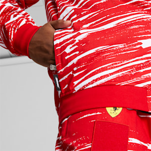 Chaqueta de carrera SCUDERIA FERRARI x JOSHUA VIDES para hombre, Rosso Corsa, extralarge