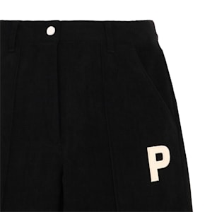 ウィメンズ ゴルフ Pロゴ ストレッチ コーデュロイ バギーパンツ, PUMA Black, extralarge-JPN