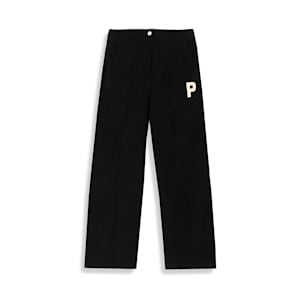 ウィメンズ ゴルフ Pロゴ ストレッチ ウーブンパンツ, PUMA Black, extralarge-JPN