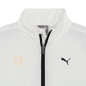 ウィメンズ ゴルフ ハイパーストレッチ ミニ チェック フルジップ スタンド ジャケット, White Glow, extralarge-JPN
