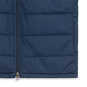 ウィメンズ ゴルフ ハイパーストレッチ ミニ チェック フルジップ スタンド ジャケット, Deep Navy, extralarge-JPN
