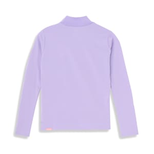 ウィメンズ ゴルフ ストレッチ ビッグプーマロゴ モックネックシャツ 長袖, Vivid Violet, extralarge-JPN