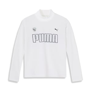 ウィメンズ ゴルフ ストレッチ ビッグプーマロゴ モックネックシャツ 長袖, White Glow, extralarge-JPN