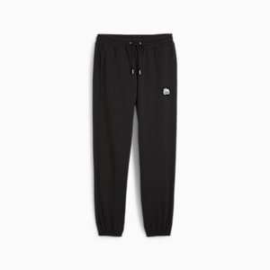 For the Fanbase T7 Men's Super PUMA Sweatpants, PUMA Black, extralarge