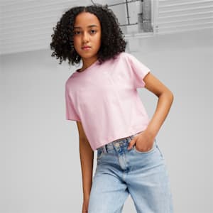 BETTER CLASSICS Big Kids' Girl's Tee, Whisp Of Pink, extralarge