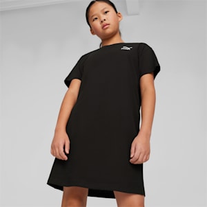BETTER CLASSICS Big Kids' Girl's Tee Dress, Cheap Jmksport Jordan Outlet Black, extralarge