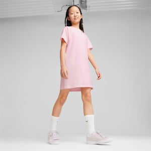 BETTER CLASSICS Big Kids' Girl's Tee Dress, Whisp Of Pink, extralarge