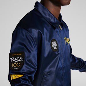 Chamarra de básquetbol PUMA x BLACK FIVES Rens 100 Hombre, PUMA Navy, extralarge
