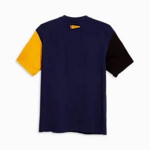 PUMA x BLACK FIVES Rens 100 Men's Tee, PUMA Navy-Yellow Sizzle-PUMA Black, extralarge