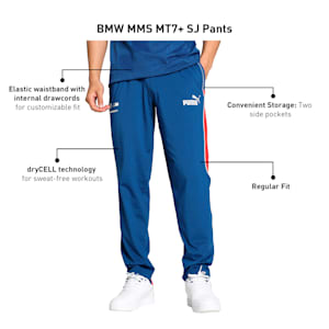 BMW M Motorsport Men's MT7+ SJ Pants, Pro Blue-M Color, extralarge-IND