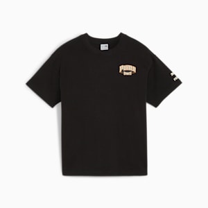 キッズ ボーイズ プーマ チーム フォー ザ ファンベース グラフィック Tシャツ 104-164cm, PUMA Black, extralarge-JPN