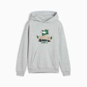 FOR THE FANBASE Big Kids' Hoodie, Light Gray Heather, extralarge