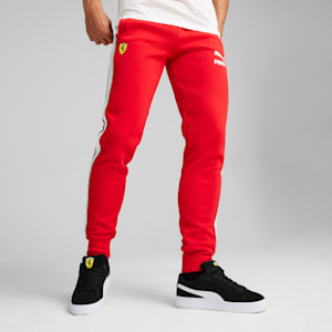 Scuderia Ferrari Race Iconic T7 Men's Motorsport Pants, Rosso Corsa, extralarge