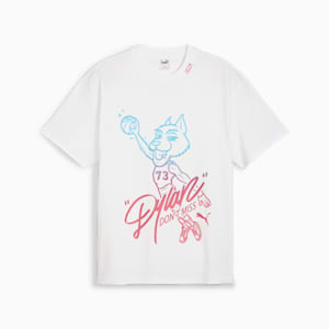 メンズ バスケットボール ディラン ギフト ショップ 半袖 Tシャツ II, PUMA White, extralarge-JPN