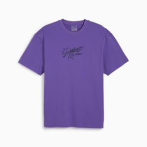 メンズ バスケットボール ディラン ギフト ショップ 半袖 Tシャツ III, Ultraviolet, extralarge-JPN