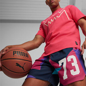 Dylan's Gift Shop Men's Basketball Shorts, PUMA Black-AOP, extralarge-IND