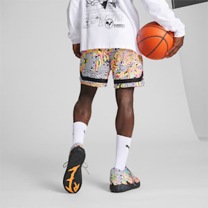 MELO x DEXTER'S LAB Men's Basketball Shorts, PUMA Black, extralarge