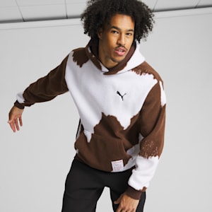 Sudadera con capucha para hombre PUMA HOOPS x GREMLINS, Chestnut Brown, extralarge