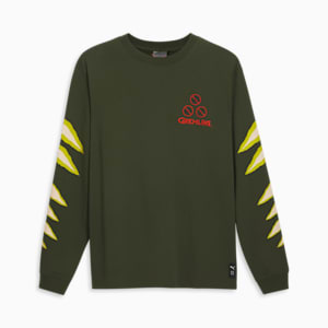 Playera de manga larga PUMA HOOPS x GREMLINS, Myrtle, extralarge
