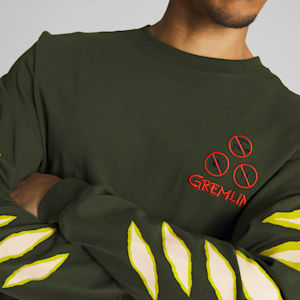 Playera de manga larga PUMA HOOPS x GREMLINS, Myrtle, extralarge