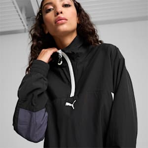 CELLERATOR Women's Relaxed Jacket, PUMA Black-Galactic Gray, extralarge