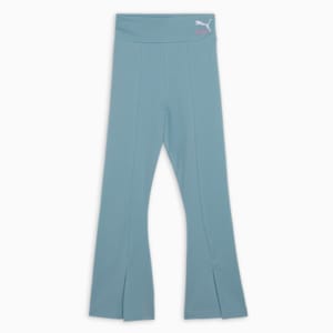 MATCH POINT Youth Flared Leggings, Turquoise Surf, extralarge-IND