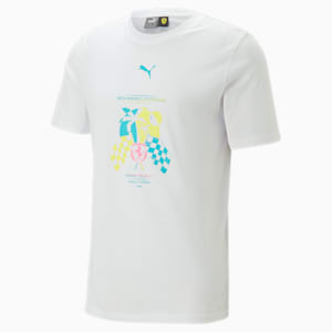 Scuderia Ferrari Miami Race Men's Tee , PUMA White