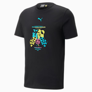 Scuderia Ferrari Miami Race Men's Tee , PUMA Black