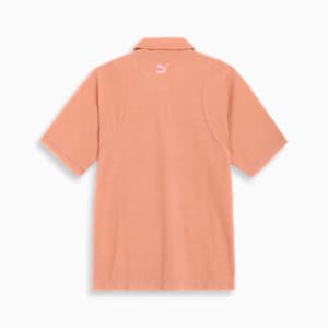 メンズ HYO-RI PW オーバーサイズ 半袖 ポロシャツ, Rose Quartz, extralarge-JPN