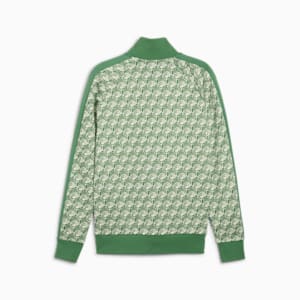 T7 Men's Track Jacket, Archive Green-AOP, extralarge