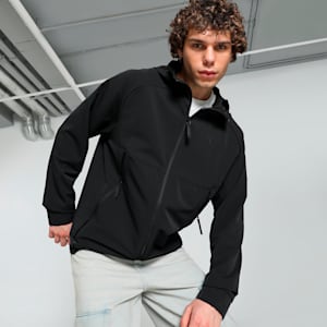 PUMATECH Men's Track Jacket, PUMA Black, extralarge-IND