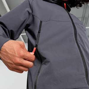 PUMATECH Men's Track Jacket, Galactic Gray-Redmazing, extralarge-IND