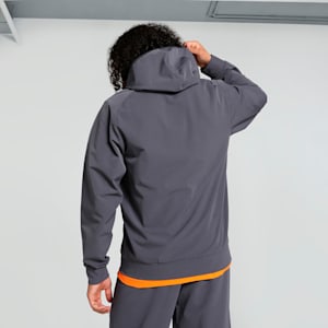 PUMATECH Men's Track Jacket, Galactic Gray-Redmazing, extralarge-IND