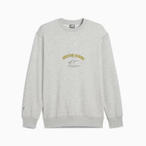 メンズ モータースポーツ セナ ア ヴィーダ ウィズ エンブロ クルースウェット, Light Gray Heather, extralarge-JPN