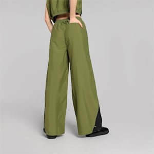 DARE TO Women's Parachute Pants, Olive Green, extralarge-IND