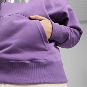 CLASSICS Shiny Logo Women's Hoodie, Ultra Violet, extralarge