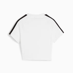 ICONIC T7 Women's Crop T-shirt, PUMA White, extralarge-IND