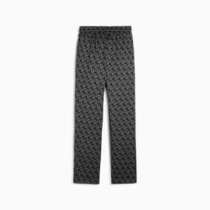 T7 Women's Straight Track Pants, PUMA Black-AOP, extralarge