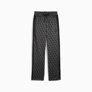 T7 Women's Straight Track Pants, PUMA Black-AOP, extralarge-IND