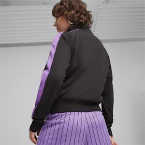 ICONIC T7 Women's Track Jacket, PUMA Black-Ultraviolet, extralarge-IND