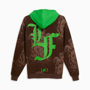 PUMA x LAFRANCÉ Hoodie, Chestnut Brown-PUMA Green, extralarge